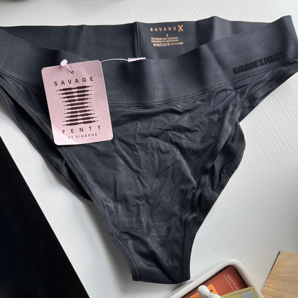 NWT - Savage X Fenty - Soft n Savage High Leg Bikini - Size S